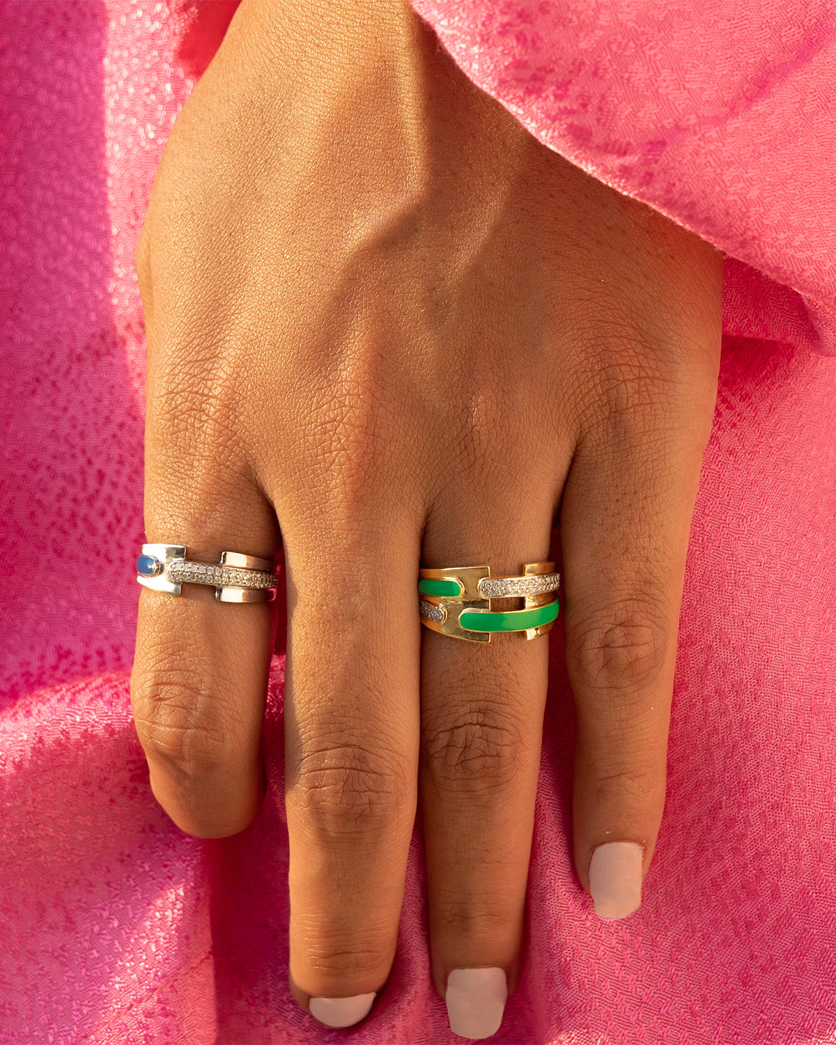 Enamel best sale engagement rings